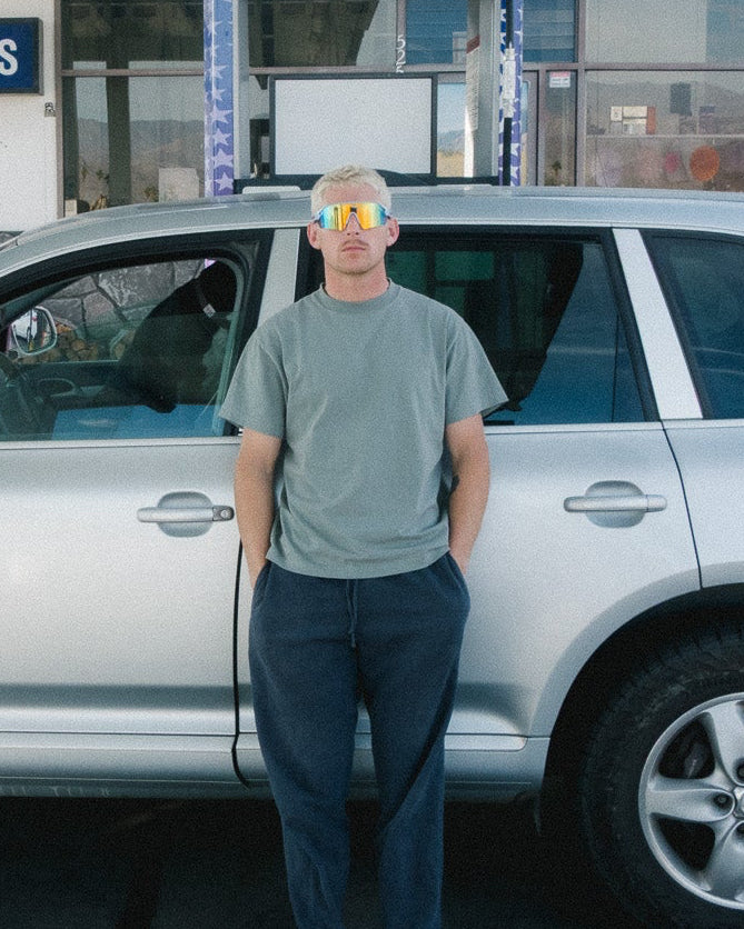 Box Tee - Olive Green