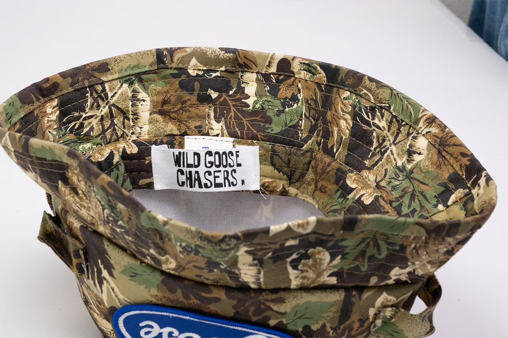 Blue Oval Bucket Hat - Camo