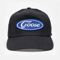 Blue Oval Patch Snapback (Black)