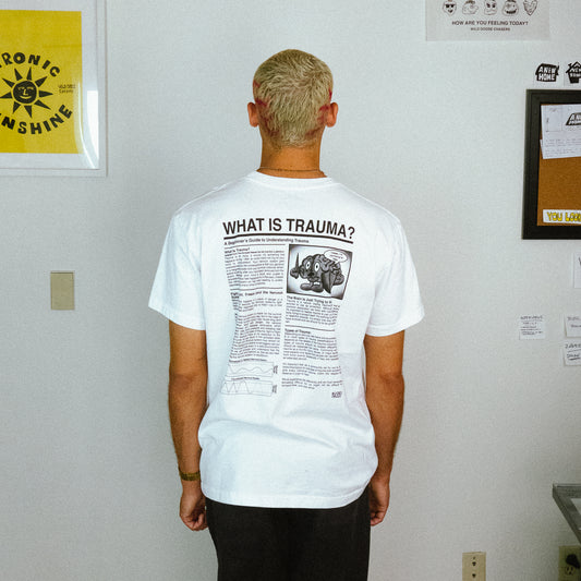 What is Trauma Tee - White