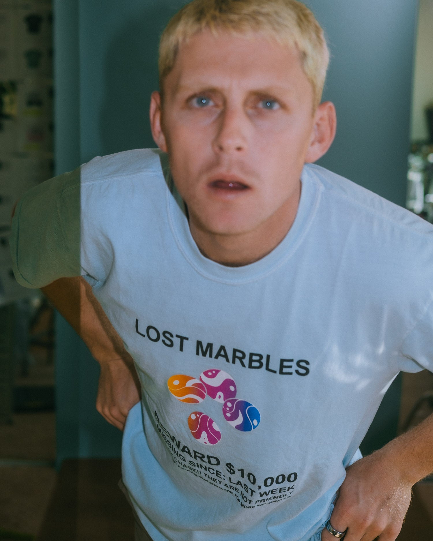 Lost Marbles Tee (Pigment Blue)