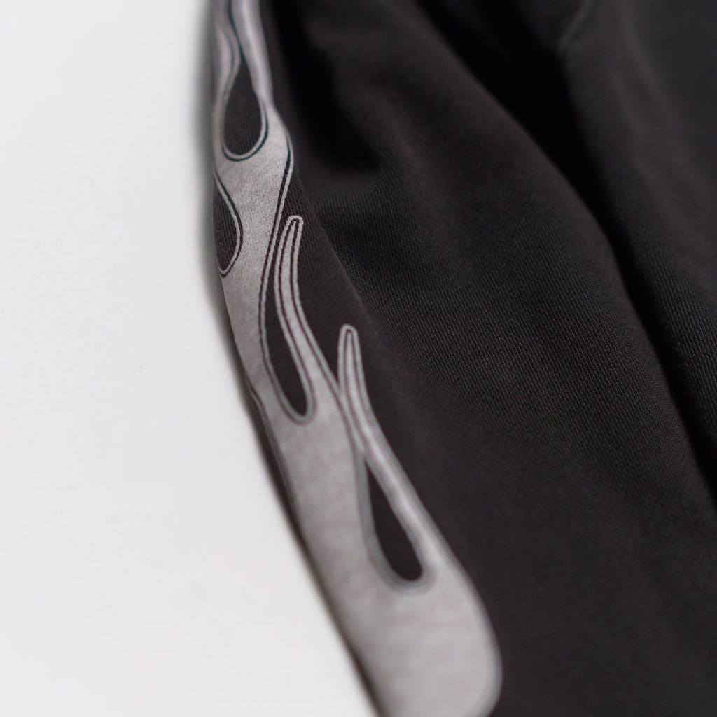 Flame Hoodie - Vintage Black