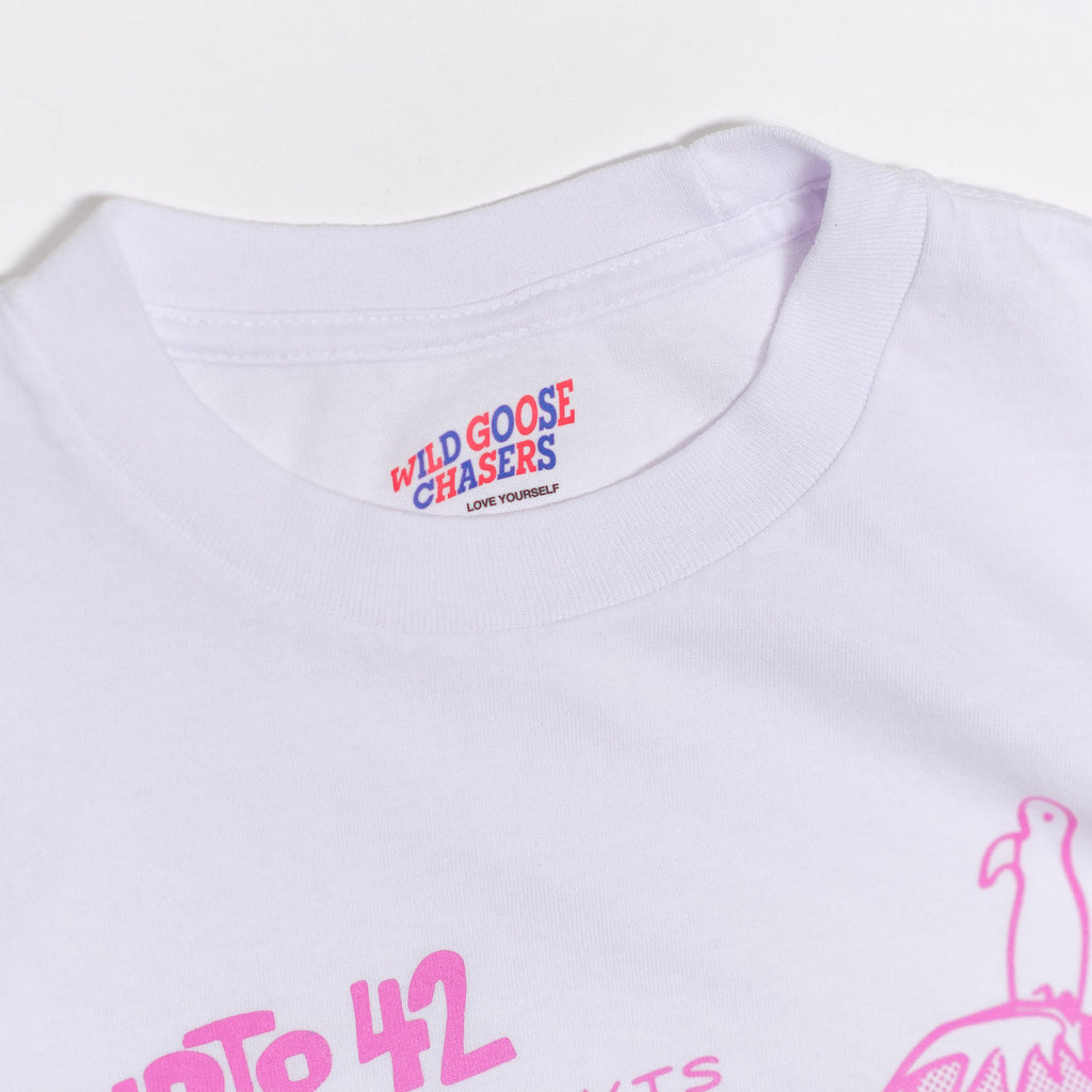 Severson Tee - White (Pink)