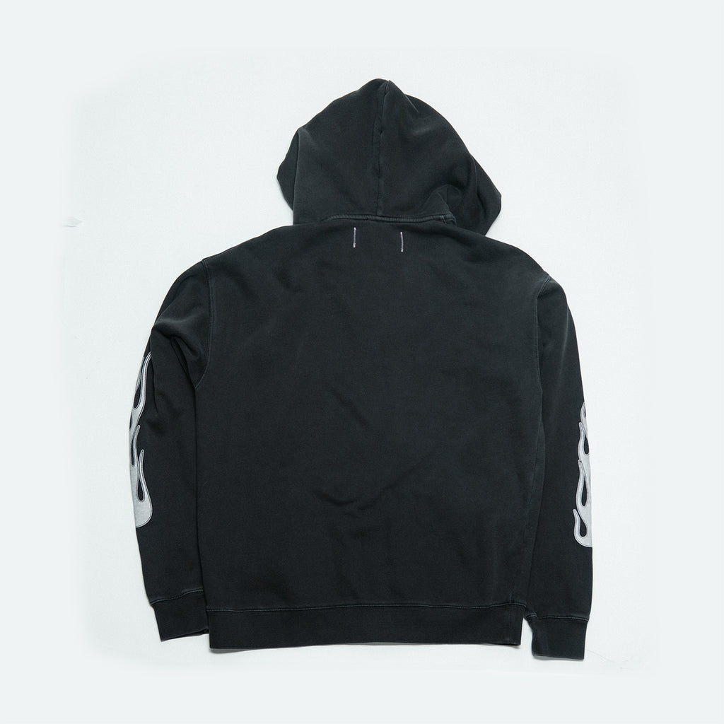 Flame Hoodie - Vintage Black