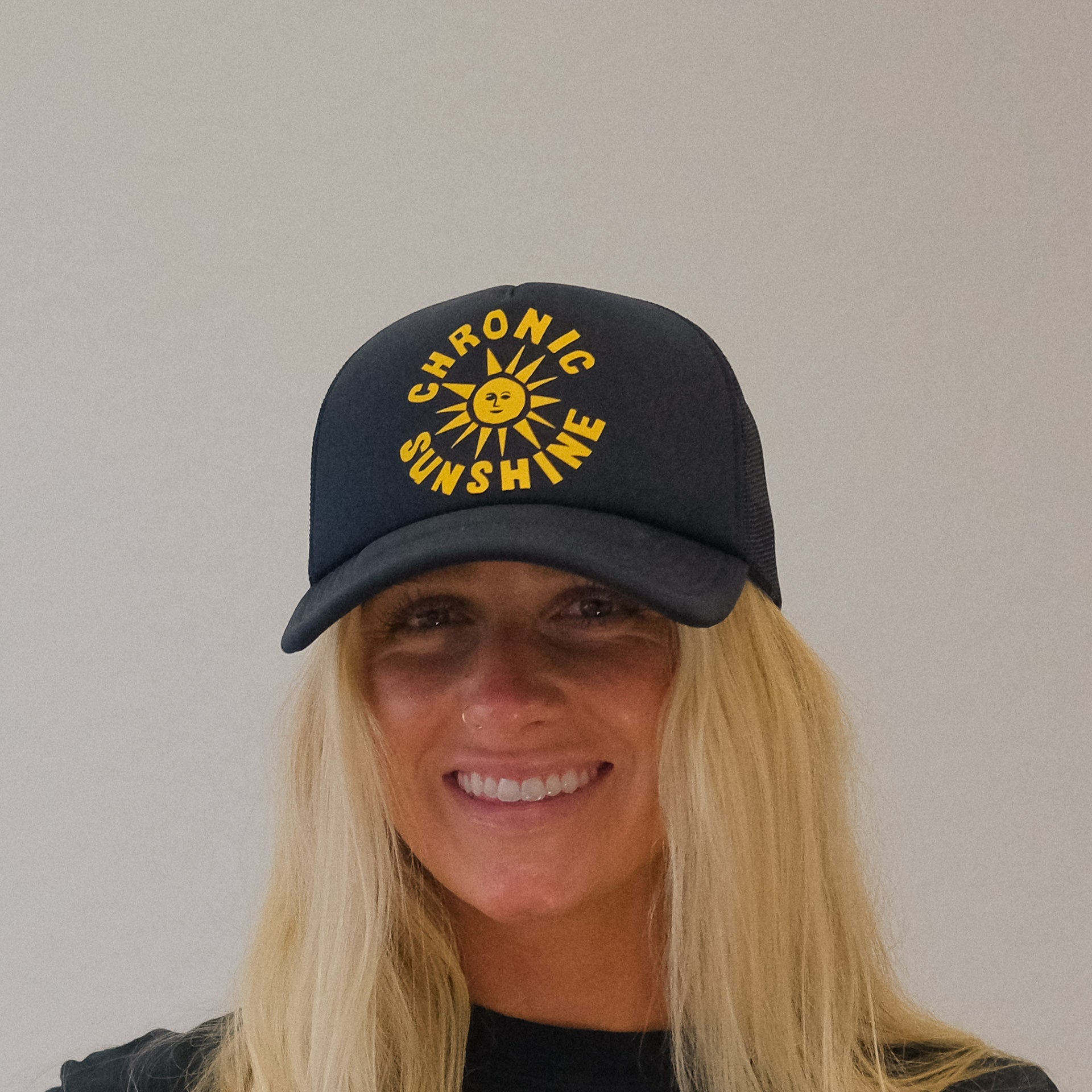Chronic Sunshine Trucker Hat (Navy)