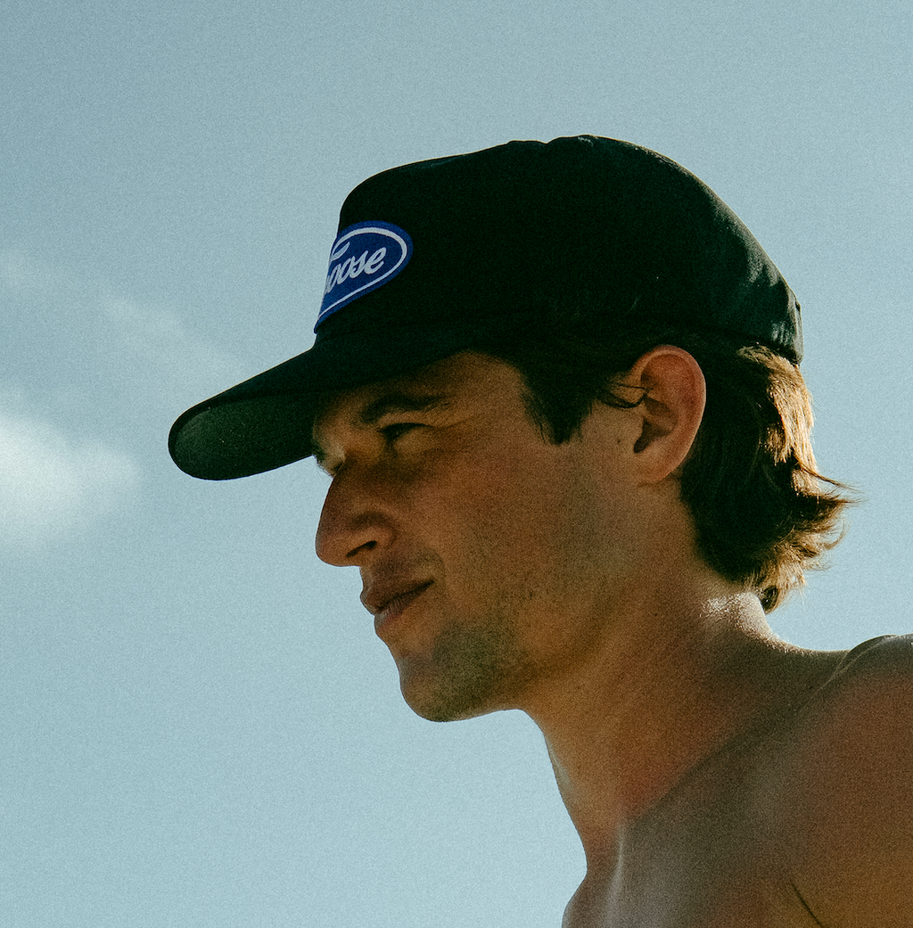 Blue Oval Patch Snapback (Black)