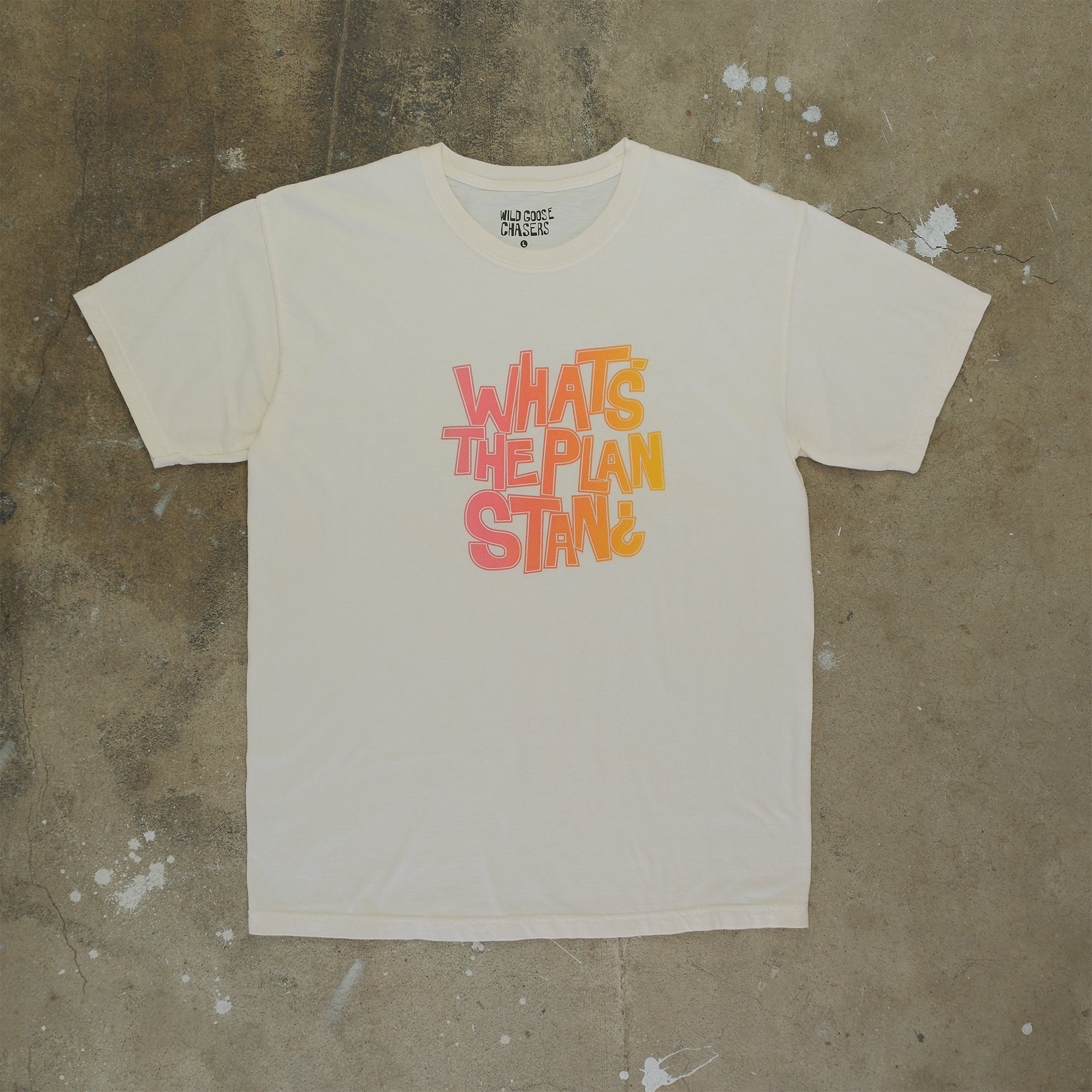 Stans Plan Tee - Natural