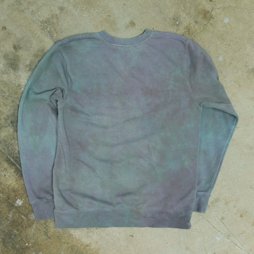 Faded crewneck sweatshirt (chameleon) (distressed)