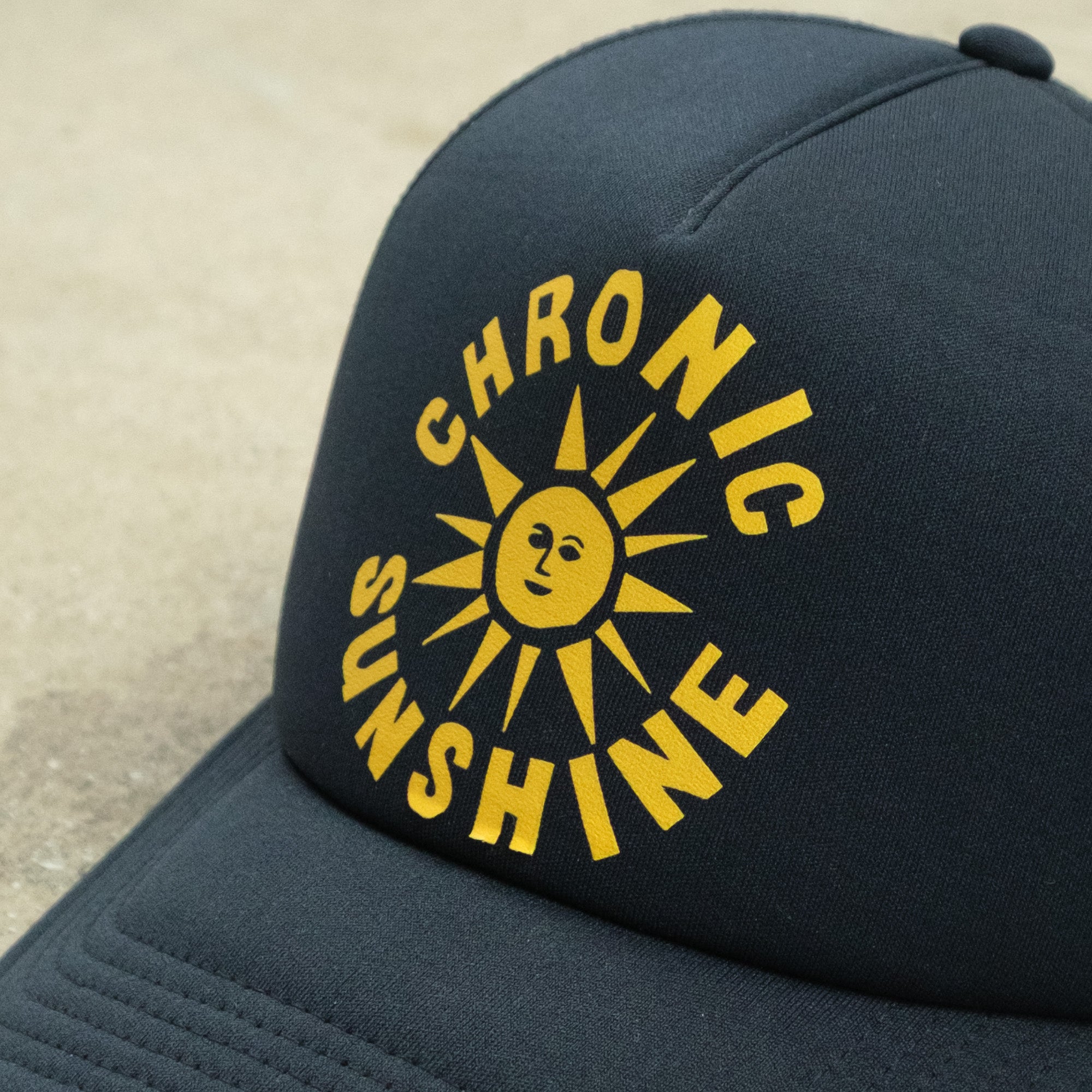 Chronic Sunshine Trucker Hat (Navy)