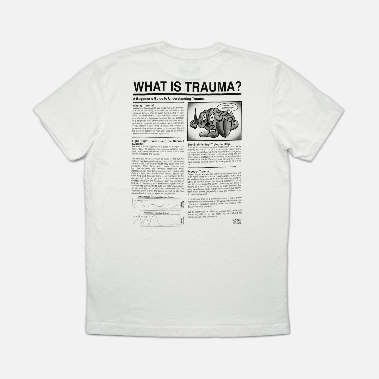 What is Trauma Tee - White