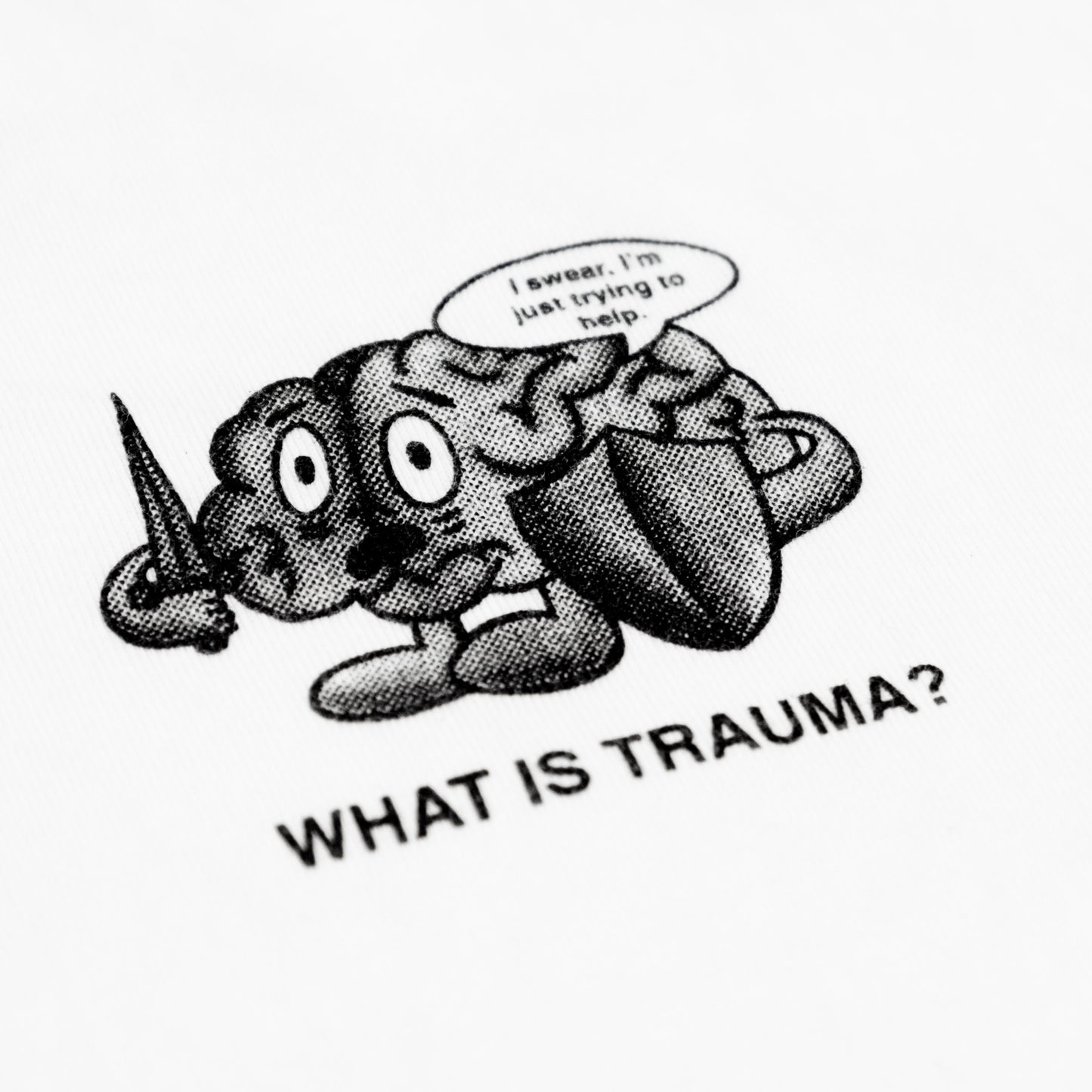 What is Trauma Tee - White