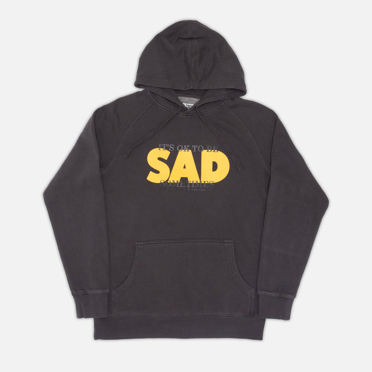 Big Sad Hoodie - Faded Black