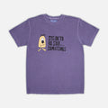 Sad Man Tee [Distressed]- Purple